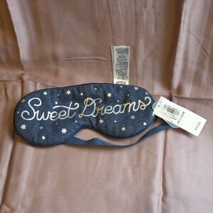 Old Navy Blue and Gold Eye Mask